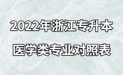 2022年浙江專升本醫(yī)學(xué)類專業(yè)對(duì)照表.jpg